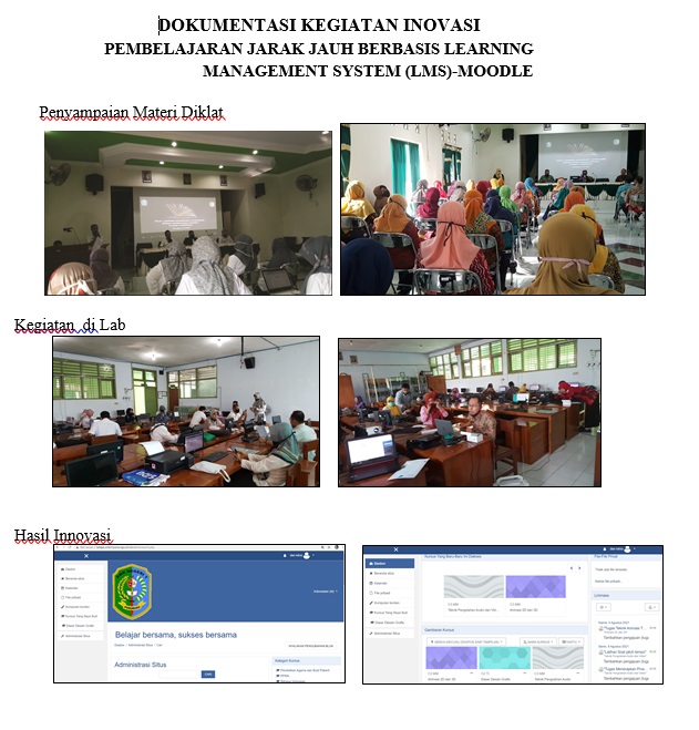 Pembelajaran Jarak Jauh berbasis learning management system (LMS)-Moodle