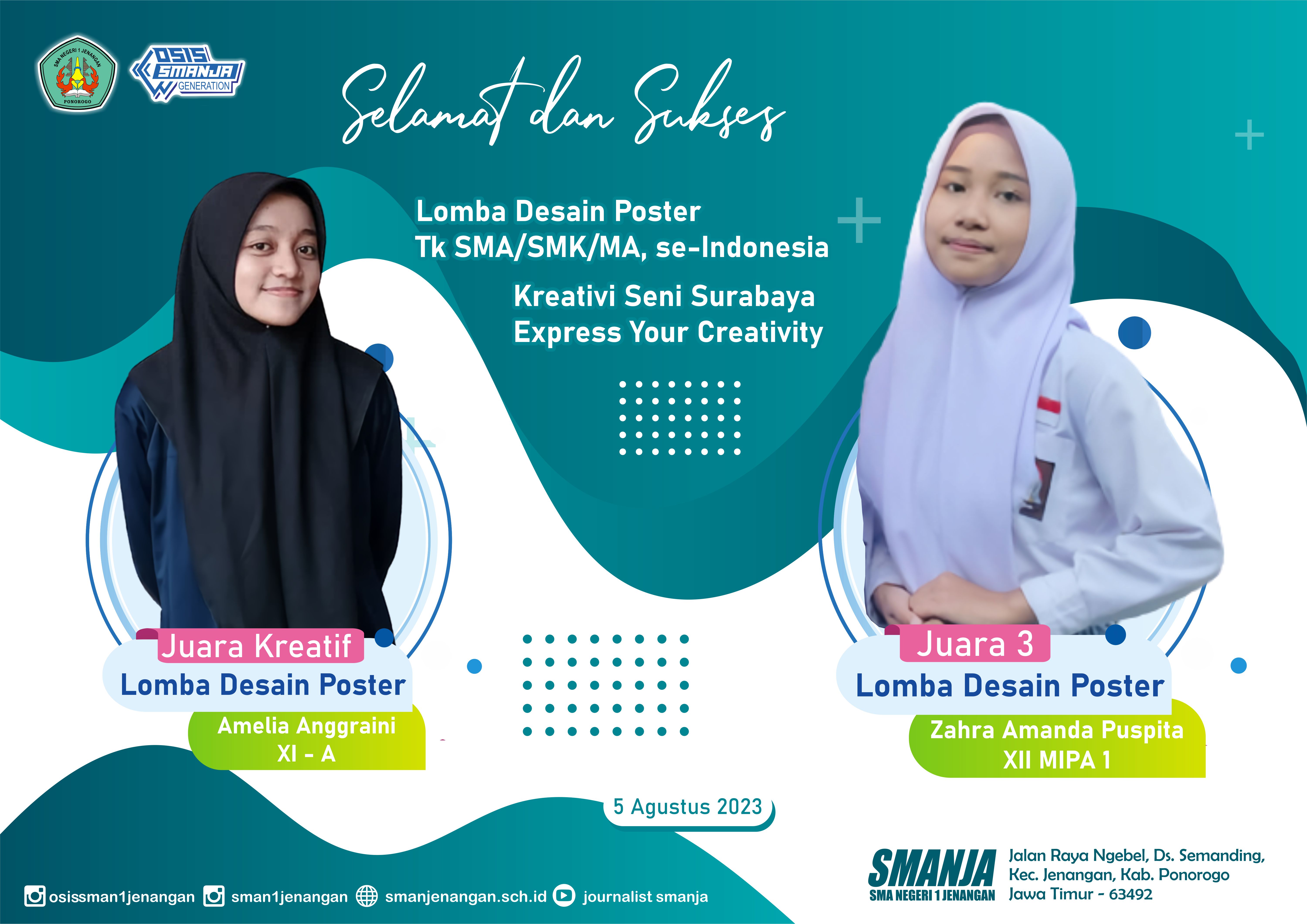 Lomba Desain Poster Tk SMA/SMK/MA se-Indonesia 